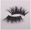 HotSell Extra Long 25mm Lashes 3D Mink 100% grymhet Gratis Handgjorda Ögonfransar Falska Professionella Make Up Tools