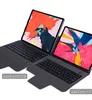 ultra thin all in one usb wireless abs bluetooth keyboard portfolio leather case for iPad pro 11 12 9224s