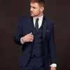 Moda Erkek Takım Ucuz Damat Suit Resmi Erkek Takım Elbise En Iyi Erkekler Için Slim Fit Damat Smokin Adam (Ceket + Yelek + Pantolon)