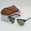 Vender nuevas gafas de solas bisagra de metal de gafas de sol de gafas de sol negras club gafas de sol para hombres con cajas marrones3750757
