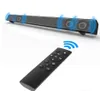 LP-09 Sound Bar Subwoof Bluetooth Speaker Home TV Echo Wall Soundbar U-disk Plugging Wall-mounted Remote Control