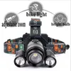 Nuovo faro a LED T6 da 3000 lumen Faro zoomabile Ultra luminoso 3 modalità di illuminazione Torcia da pesca Lampada frontale per bici Luce anteriore impermeabile