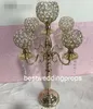 New style Tall Crystal Wedding Aisle Pillar Metal Flower Display Stand best0867