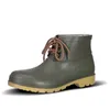 2020 Mężczyźni Rain Botki Niskie Ubezpieczenia Pracy Miner Buty Bez Marka Design Steel Toe Cap Czapka Czarny Żółty Różowy Czerwony Purpurowy Dark Green 38-44