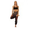 40% Breda Benbyxor Kvinnor Blend Dance Harem Byxor Multicolor Retro Print Plus Storlek Lös Comfy Byxor Hem Pant1