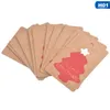 50PCS Multi Stil Kraft Papier Tags DIY Handwerk Hängen Tag Geschenk Verpackung Liefert Etiketten Für Weihnachten Gefälligkeiten Mit Seil