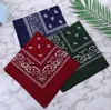 Misto cotone unisex Bandana Hip Hop Copricapo Fascia per capelli Sciarpa Collo Fascia avvolgente per polso Testa magica Sciarpa quadrata2287995