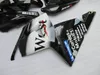 가와사키 닌자 2004 2005 ZX 10R 무료 사용자 정의 오토바이에서 산 선물 키트 플라스틱 검은 WEST 중국어 산 선물 키트 04 05 ZX10R을 ABS