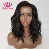 New exploded European and American real women's front lace chemical fibre mid-length straight hair wig manufacturers spot whole