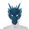 Halloween Dragon Mask Mardi Gras Party PU Foam 3D Animal Kran Mask Fancy Dress Party Kids Adult Gift Toy