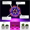 Volledig spectrum LED Grow Gloeilamp 10 W 30 W 50 W 80W Rood Blauw UV IR LED-groeiende lampbollen voor hydrocultuurbloemen planten groenten