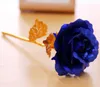 100 stücke Kränze Blumen Valentine E's Tag 24k Goldfolie plattierte Rose Kreative Geschenke Hält für immer für Liebhaber Wedding Oranments