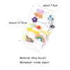 4-10 PCS Coréia Kawaii Rainbow Linglipop Sequin Flor Flor De Cabelo Conjunto Para As Mulheres Meninas Kids Hairpins Acessórios Headwear Barrette