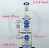 15 tum mini Hopah Glass Bong Dab Rig Heady Water Pipes Små bägare oljeriggar