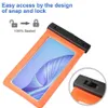 Droge zak waterdichte kast tas pvc beschermend universele telefoontas zak met kompaszakken voor duiken zwemmen voor iPhone 14 pro max smartphone tot 6,7 inch in OPP -tas