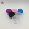 Pot de crème transparent de 15g, 102 pièces, avec couvercles transparents, petite boîte en plastique PS de 15ml, Pot de crème à paillettes pour ongles