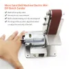 Sanders Professional Mini Vertical Belt Sander Machine Electric Diy Polishing Machine Fixedangle Slijper Tafelsnijrand