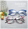 Wholesale-Transparent Lens 6 Colors Vintage Women Fashion Students Girls Boys Eyeglasses Frame Cat Eye Myopia Flat Glasses Frame Wholesale