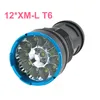 Hot Powerful 10000 Lumens XM-L T6 Led Flashlight Waterproof 12 Leds 3 Modes Torch Portable Lantern Flash Light