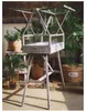 Solid Wood Ground Glas Bloem Huis Meubels Greenhouse Vlees Plant Zonneschijn Warme Kamer Vorstbestendig Indoor Balkon Rack Tuin Retro Flowers Frame