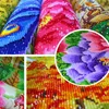 2020 Yeni Tam Matkap 5D DIY Elmas Boyama Çiçek Resimleri 3D Nakış Çapraz Dikiş Sanatları El Sanatları Ev Duvar Dekorasyon Resmi