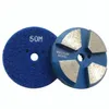 KD-V10 9 Pieces 3 Inch D80mm Back Stick Diamond Grinding Disc Diamond Polishing Pads for Concrete and Terrazzo Floor