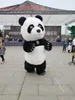 2M wysoka nadmuchiwana maskotka Panda na ceremonię otwarcia parku rozrywki stroje karnawałowe na imprezy niestandardowe maskotki
