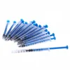 100pcs/ Lab Supplies 1ml Plastic Disposable Injector Syringe For Refilling Measuring Nutrient Tools Feeding , Mixing Liquids No Needles