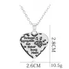 Heart Dog Paw Necklace No Longer By My Side Pendant Necklaces Silver Plated Rhinestone Women Short Heart Necklace Gift