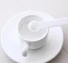 White 5 in 1 Plastic Measuring Spoons Set Kitchen Baking Tools Coffee Scoop Teaspoon Baking Tool SN3951
