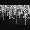 Marilyn 66 Linear Suspension crystal chandelier Dazzling cold light LED G9 lamp holder Stainless steel Simple installation