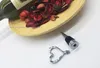 100 stks Plastic Love Heart Shape Shaped Wine Stopper Rode Wijnfles Stopper Stoppers Bruiloft Favoriet Gift Zilveren Kleur