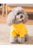 Paño de perrito de peluche para niños y niñas barato impreso de dibujos animados algodón rosa verde amarillo mascota accesorios de perro diseñador ropa perro perro verano