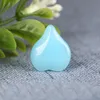 12*15mm Gradient and transparent love at first sight love glass beads men and women jewelry small pendant GSLLZ010 Handmade Lampwork