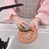 Деревянное Пан Мат Термостойкого Pan Pot Plate Coaster Утолщенного Solid Wood Hollow Anti-ошпарить Dish Пан Mat