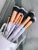 فرش المكياج الاحترافية 10pcs set set في مربع Basic Brush7980925