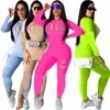Moda Siyah Harf Baskılı Kadınlar Eşofman Uzun Kollu Kazak + Pantolon Tayt 2PCS Seti Nefes Kıyafet Spor S-2XL Hediyeler INS Tops