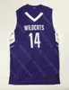 Wsk Custom Northwestern Wildcats Basketball Jersey NCAA College Pete Nance Pat Spencer Miller Kopp Young Boo Buie Gaines Robbie Beran Turner