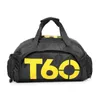 T60 New Men Sport Gym Bag Women Fitness Waterproof Outdoor Separate Space For Shoes pouch rucksack Hide Backpack1