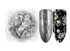 Magic Mirror Chameleon Glitter Nail Flakes Pulverguld Silver Red Oregelbundet Paillette Manicure Nail Decoration XB1