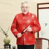 desgaste estágio Ano Novo Festival da Primavera túnica tradicional chinesa Tang terno para Costume Retro Homens e mulheres Top manga comprida