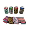 Botella de leopardo Bebida premium Funda de cactus Enfriador de cerveza plegable Lxl875 Neopreno Soda Cola Koozies Lata Lata Aisladores delgados ho2714738