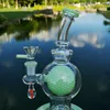 7,8 "Duschkopf Perc Glaswasser Bongs Ball Einzigartige Bongöl -Rig -Dab Rigs Handwater Wasserrohre Dicke Glasbongs mit 14 mm Schüssel