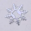 Silver Snowflake Bottle Openers Bridal Shower Wedding Favors Winter Party Supplies Anniversary Table Decor Supplies EEA832