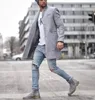 Männer Lange Wollmäntel Einfarbig Casual Business Jacken Jacke Mode Kleidung Outwear Strickjacke Mäntel Plus Größe 3XL1835419