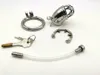 New Stainless Steel Male Chastity Device Belt Chastity Cage Fetish Lock Fetish