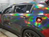 rainbow car wrap