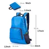 Opvouwbare reizen rugzak mode buiten draagbare sport tas nylon waterdichte zak rits verstelbare handtas voor vrouw mannen dbc vt0494