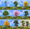 Mikro bahçe manzara için dekorasyon saksı çim mini yapay kiraz ağaçları el sanatları DIY 50 adet / grup da365