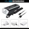 2020 Waterproof Rechargable Bicycle Light LED Bicycle Light Set Intelligent Sensor Front Lights Bike Accessories Lamp